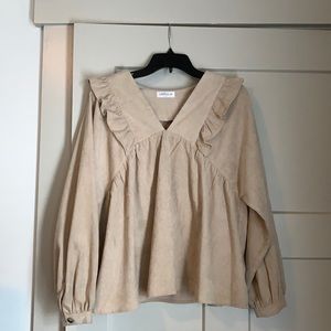 Vestique corduroy blouse
